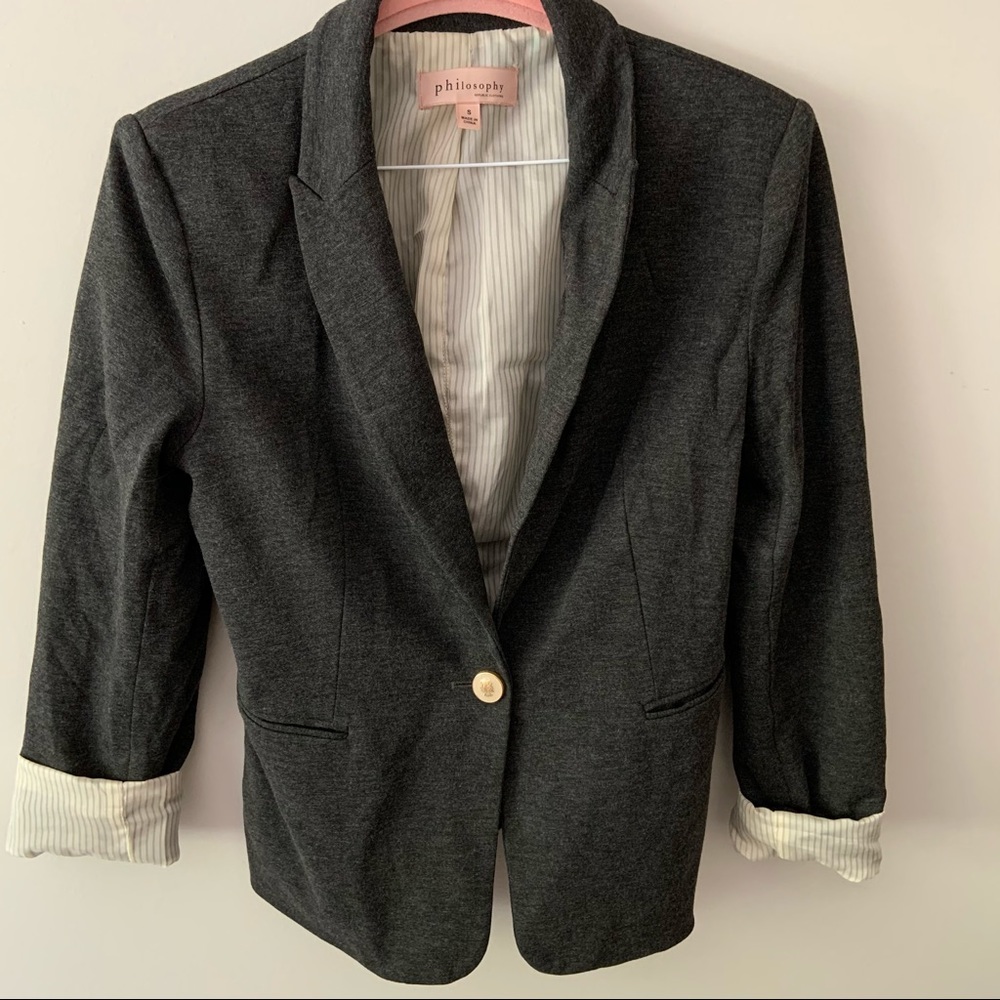 Grey lined Blazer